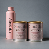 Compre duas latas de Mushin Coffee e ganhe uma garrafa GRÁTIS!