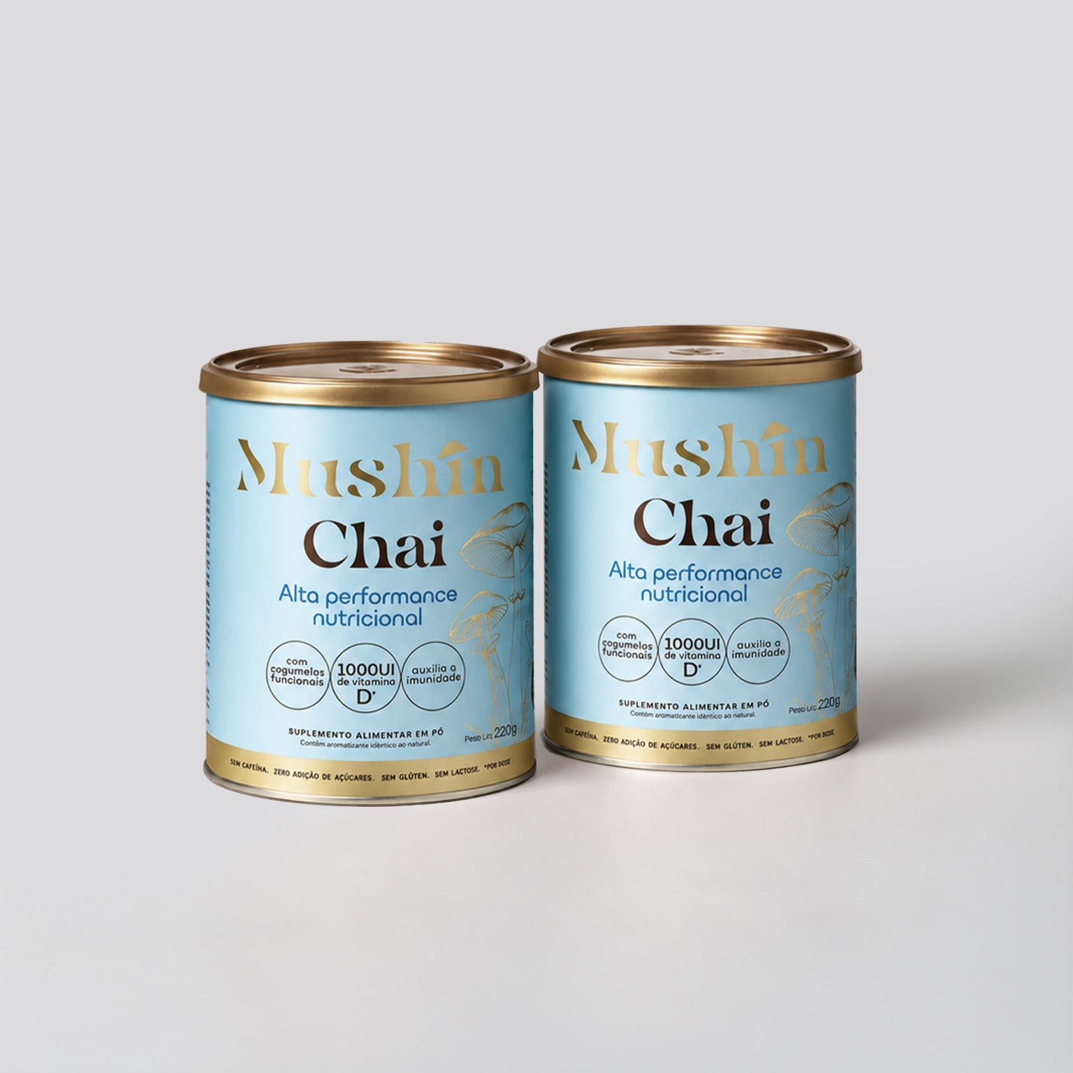 Kit Duo Chai — 2 Latas Mushin Chai