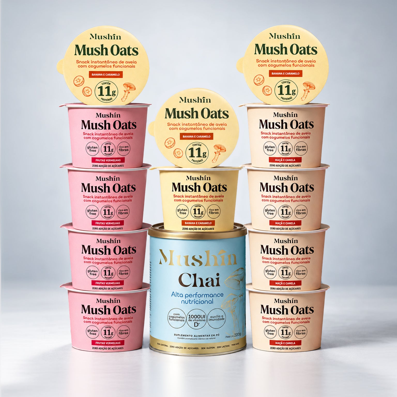 Afternoon Kit — Mushin Chai + 12 Mush Oats