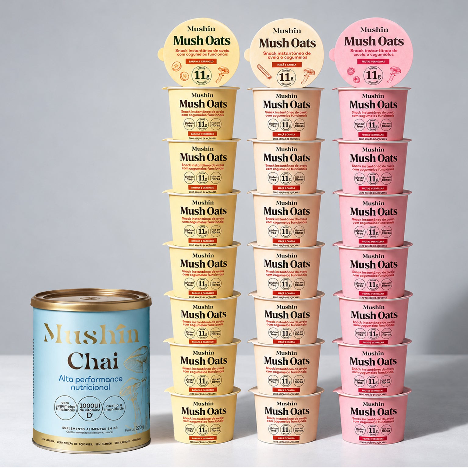 Afternoon Kit — Mushin Chai + 24 Mush Oats
