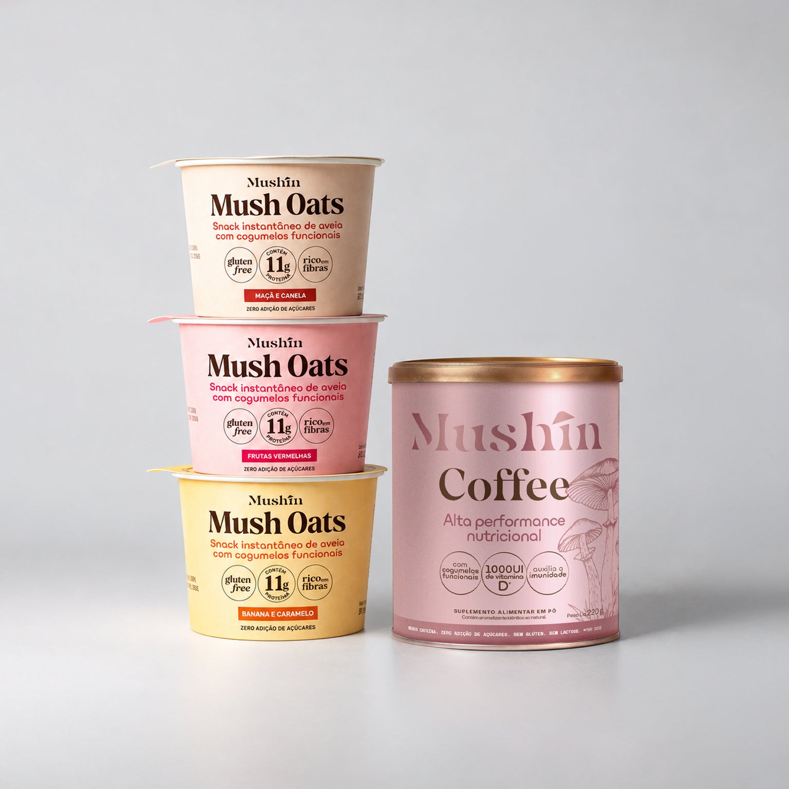 Morning Kit — Mushin Coffee + 3 Mush Oats