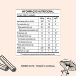 Tabela nutricional Mush Oats Maçã e Canela