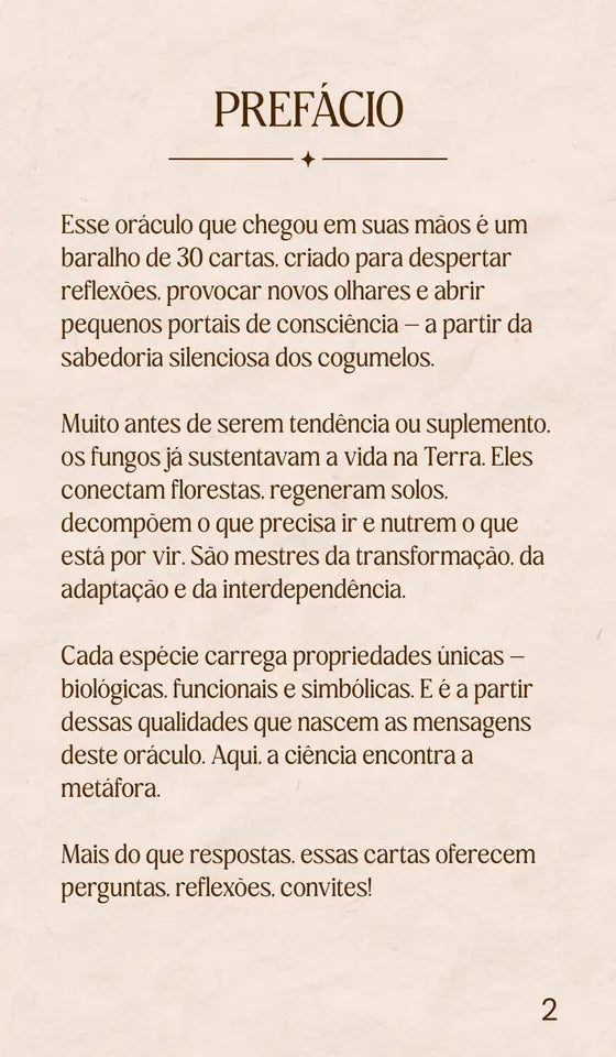 Prefácio do Oráculo Mushin, página 2