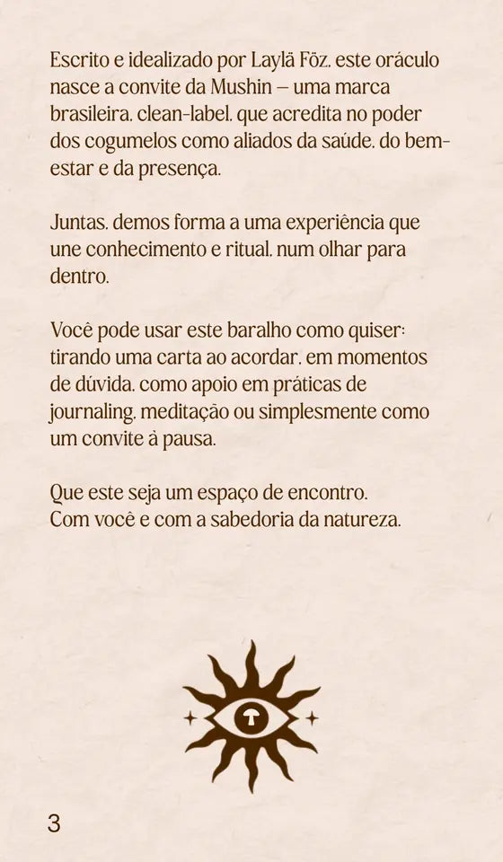 Prefácio do Oráculo Mushin, página 3